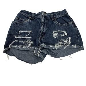 EDDIE BAUER women's distressed denim shorts - SIZE 8